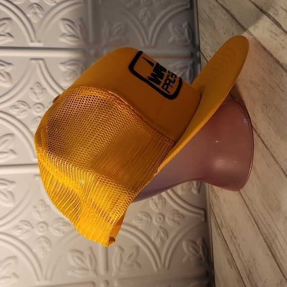 WAGNER Pro Series - Yellow Snapback Mes Truckers Hat- One Size - Picture 3 of 6